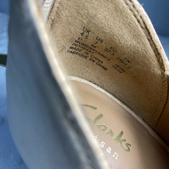 LADIES CLARKS OKENA POSH LEATHER ZIP CASUAL PEEP TOE HEELED MULES - Picture 8 of 16